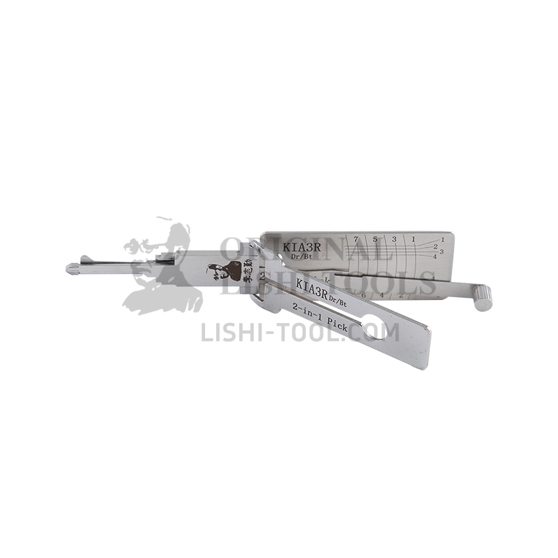 Lishi 2-in-1 (8-CUT) KIA3R for Kia - Door Lock Pick and Decoder