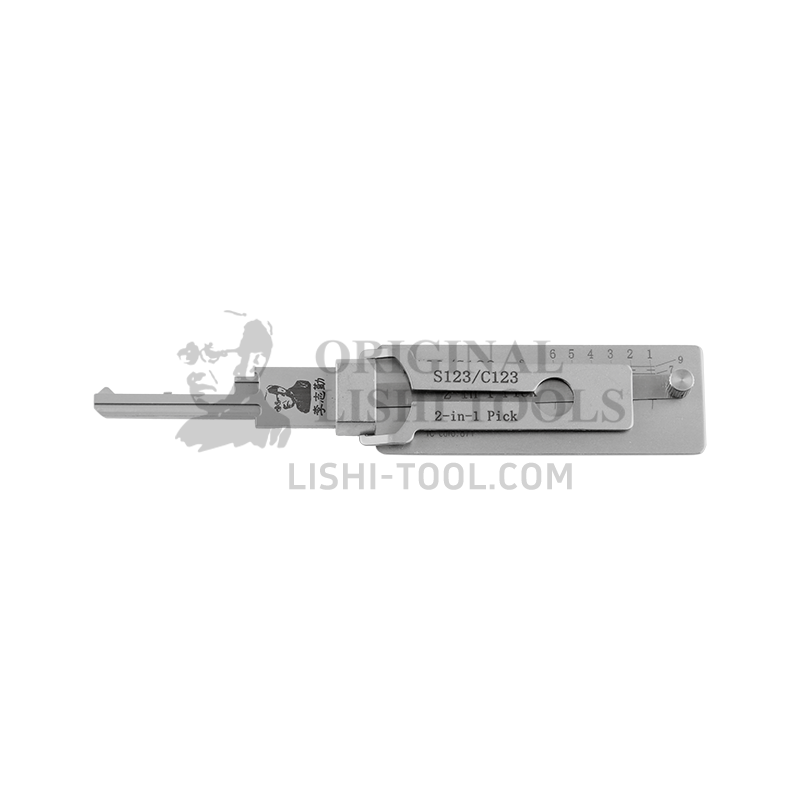 Lishi 2-in-1 Schlage S123 Residential Lock Pick Tool