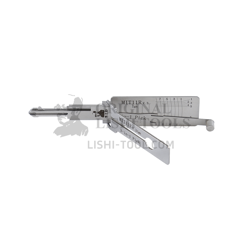 Lishi 2-in-1 (8-CUT) MIT11v3 Tool for Mitsubishi - Lock Pick and Decoder