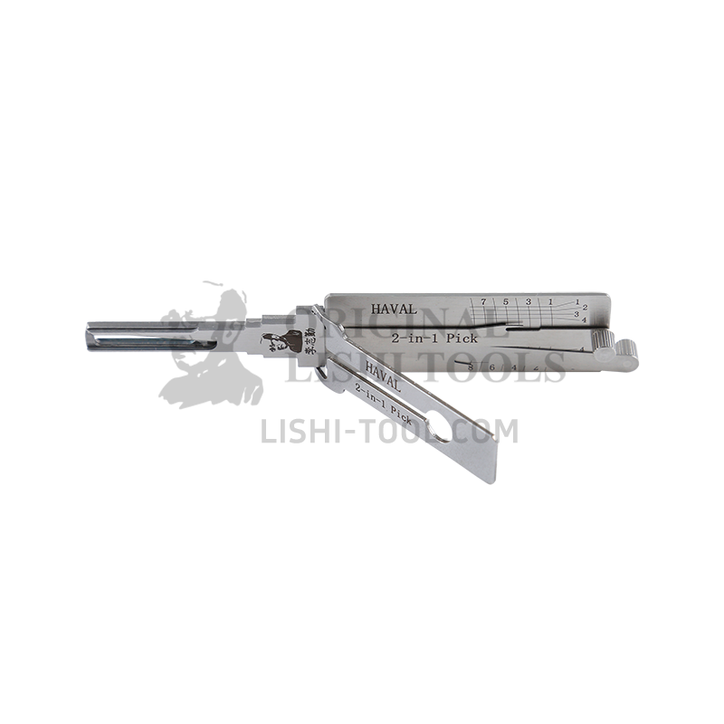 Lishi 2-in-1 (8-CUT) HAVAL1 for H6, F7, VV5, VV6 - Door Lock Pick and Decoder