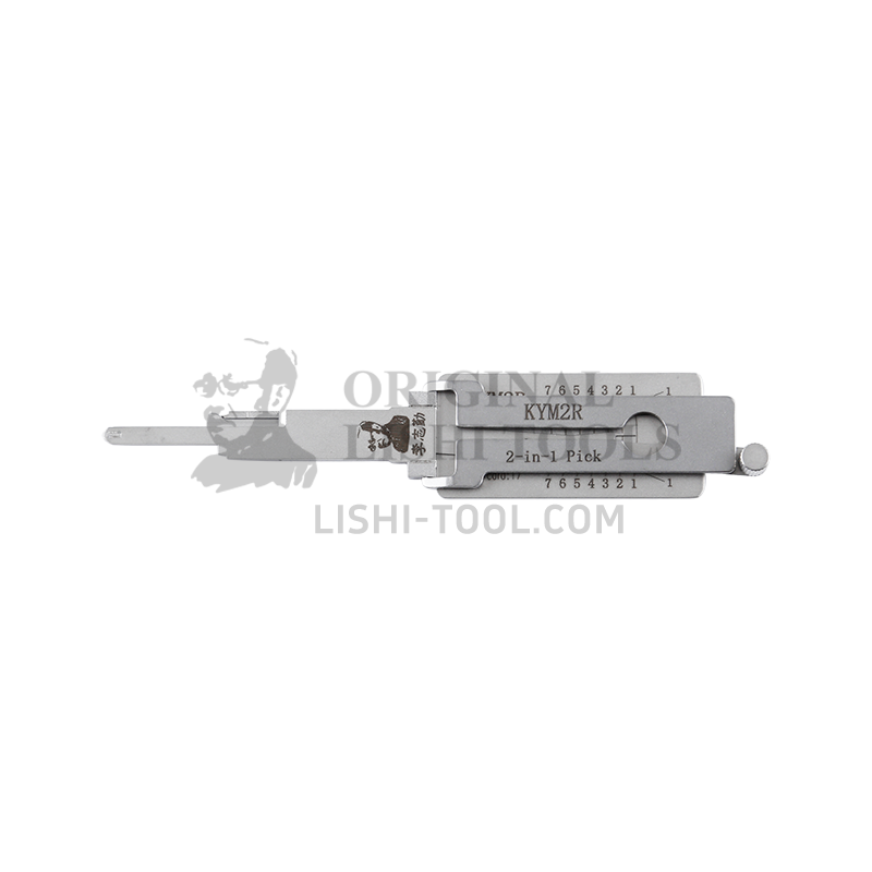 Lishi 2-in-1 (7-CUT) KYM2R-Right Tool for KYMCO - Lock Pick and Decoder - Ignition Lock/Anti-Glare