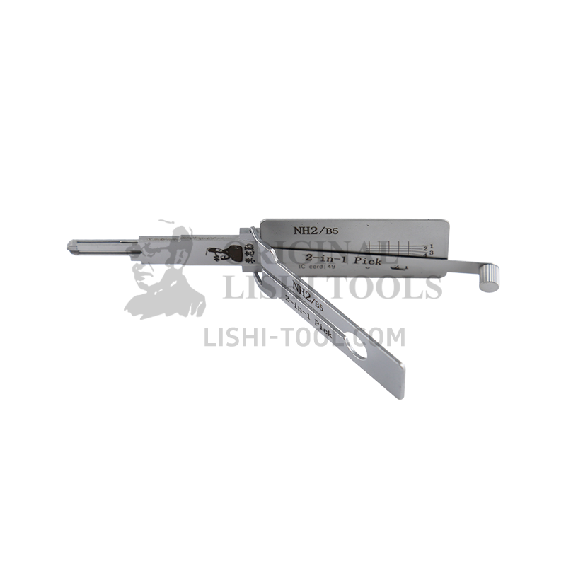 Lishi 2-in-1 NH2/B5 Tool for US Mailbox Locks - Door Lock Pick and Decoder