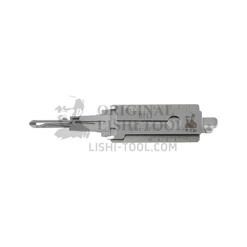 Lishi 2-in-1 (10-CUT) B111 for Buick - Door Lock Pick and Decoder