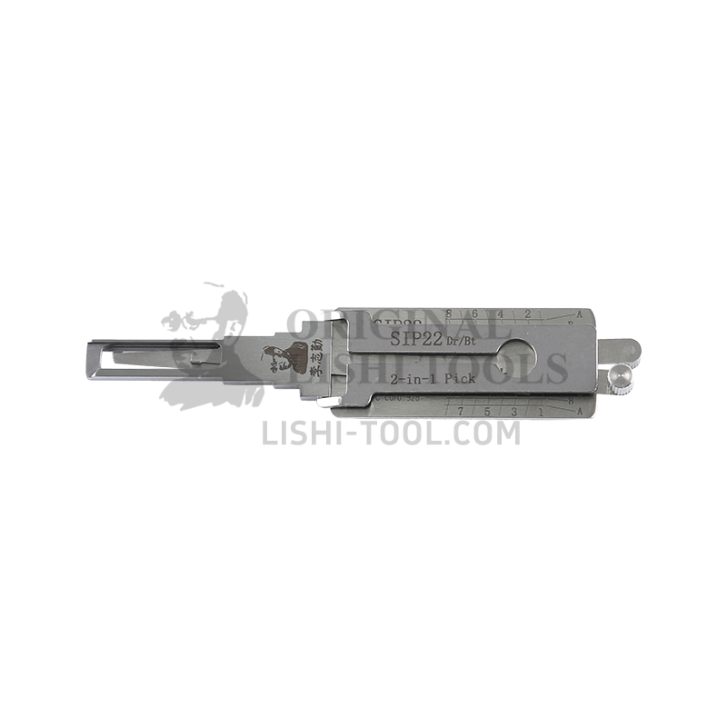 Lishi 2-in-1 SIP22 for Fiat and Jeep Compass - Door and Trunk Lock Pick and Decoder