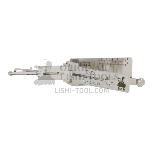 Lishi 2-in-1 (8-CUT) SSY3 Tool for SsangYong - Lock Pick and Decoder