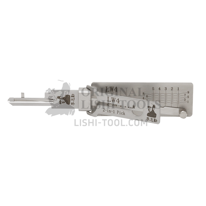 Lishi 2-in-1 LW4 Lockwood Tool - High-Efficiency Unlocking Tool for Professional Locksmiths