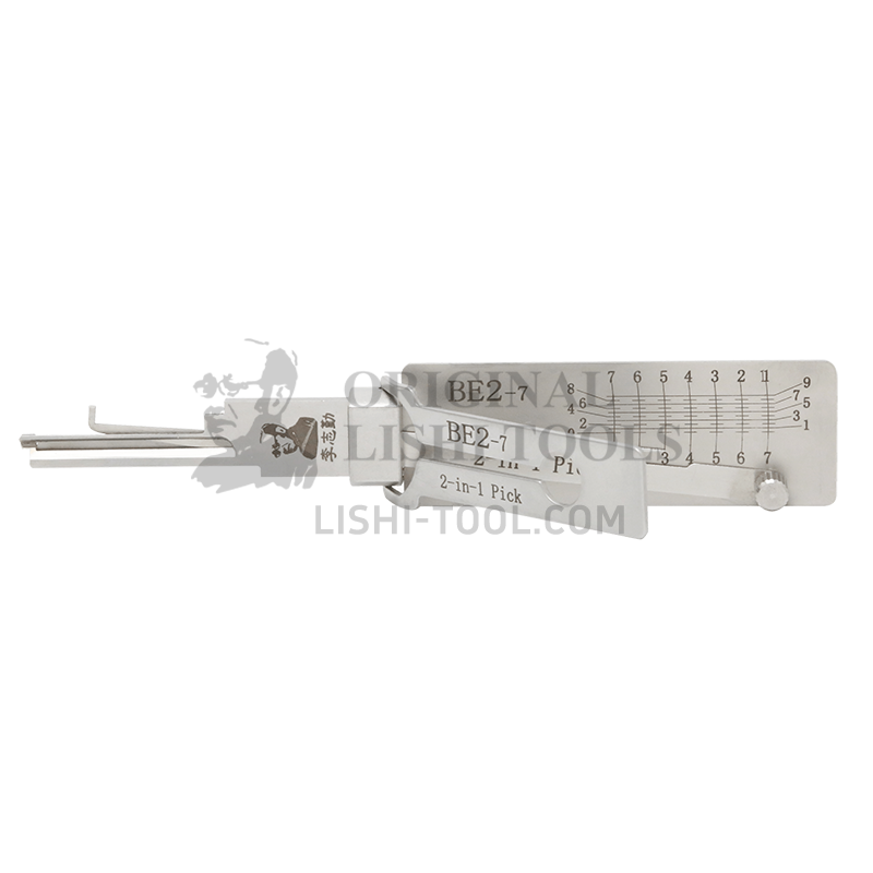 Li’s 2-in-1 7-CUT BE2-7 BEST Lock Decoder and Picker: Essential for Civil Locksmithing and Anti-Glare Applications