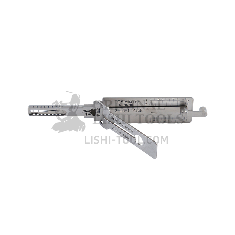 Lishi 2-in-1 (8-CUT) TOY2014 v.2 for New Toyota - Lock Pick and Decoder