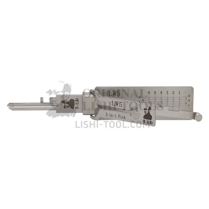 Lishi 2-in-1 LW5 Lockwood Tool - Essential High-Efficiency Unlocking Tool for Professional Locksmiths