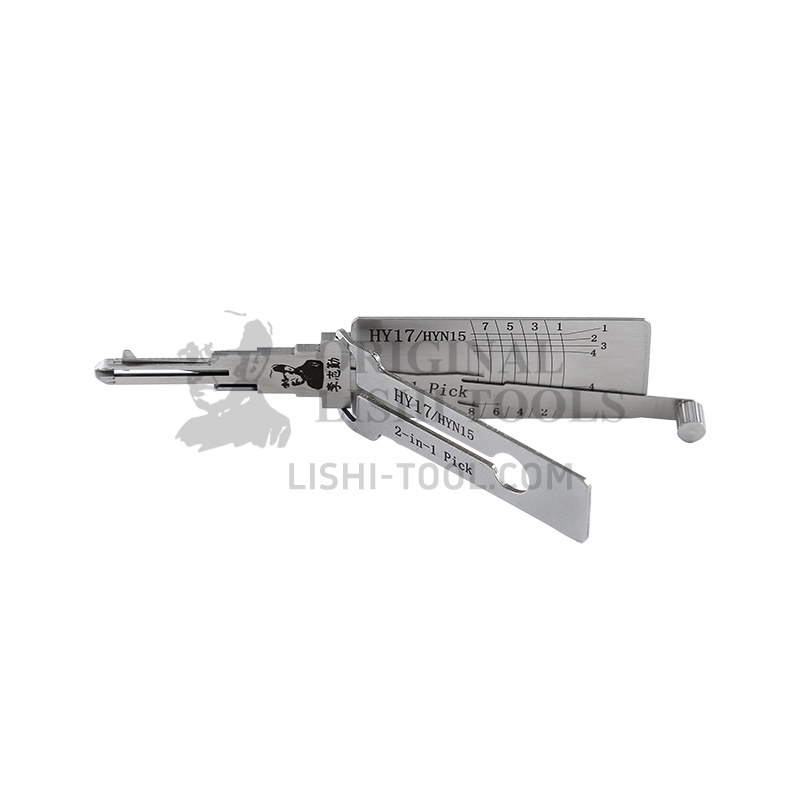 Lishi 2-in-1 (8-CUT) HY17 Tool for Hyundai and Kia - Lock Pick for Door Lock