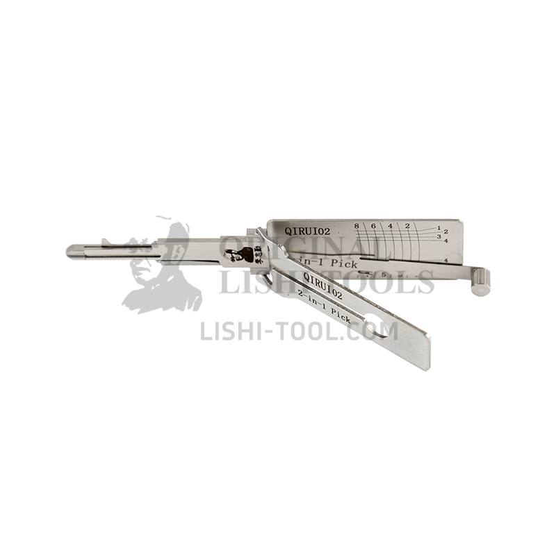 Lishi 2-in-1 (8-CUT) QIRUI02R-Right Slot Tool for Chery - Lock Pick and Decoder