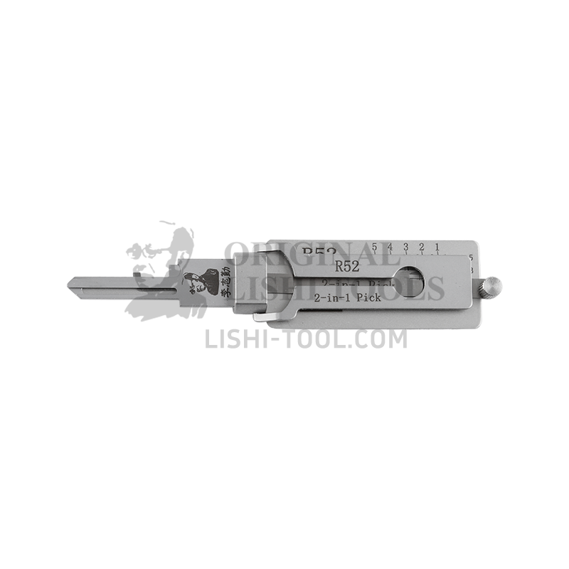Lishi 2-in-1 R52 6-CUT Residential Lock Decoder & Pick Tool for Mexico: Reliable Locksmithing Solution