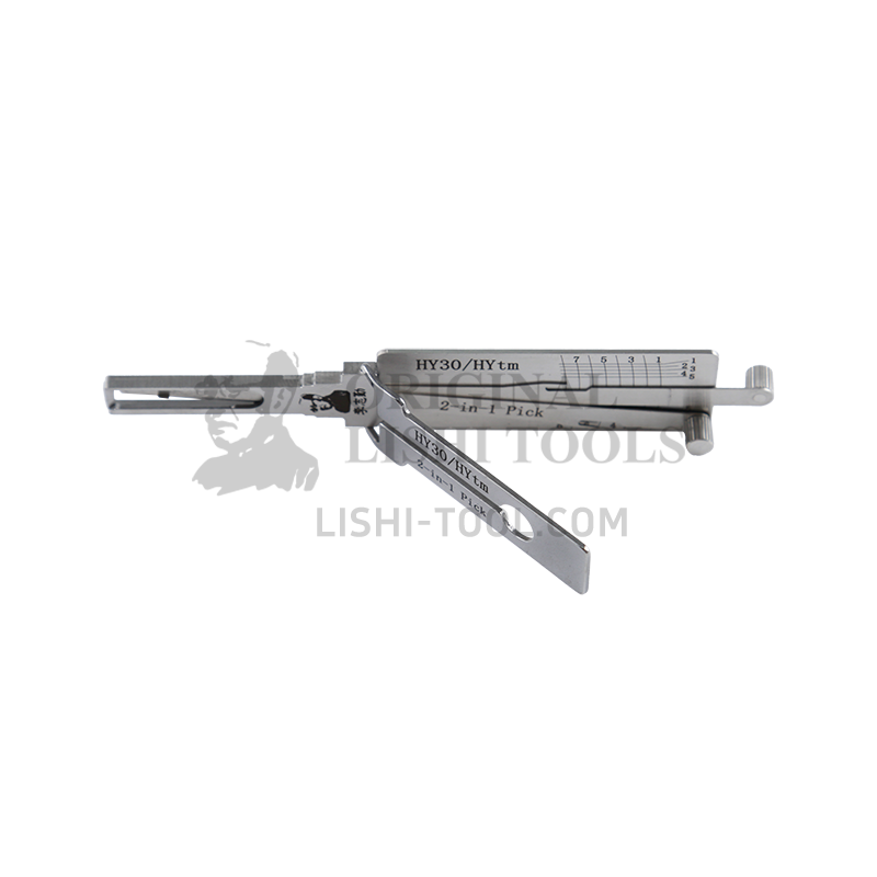 Lishi 2-in-1 (8-CUT) HY30 for Hyundai - Door Lock/Anti-glare Pick and Decoder