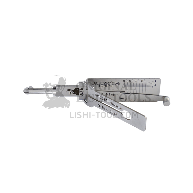 Lishi 2-in-1 (8-CUT) DAT12R Tool for Isuzu, Hino - Ignition Lock Pick and DecoderAT12R Tool for Isuzu, Hino - Ignition Lock Pick and Decoder