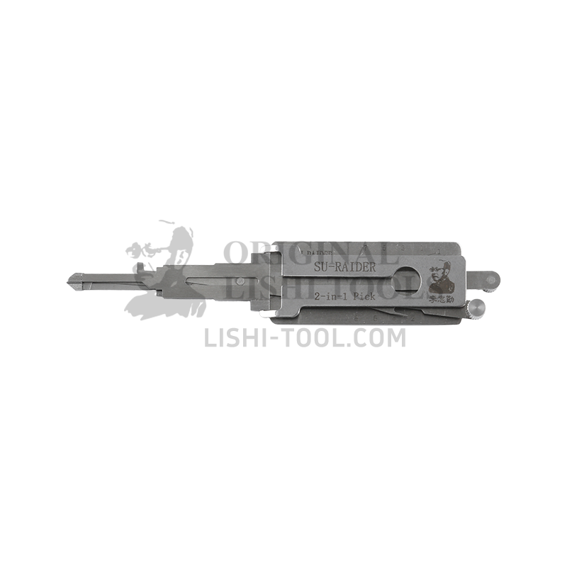 Lishi 8-CUT SU-RAIDER 2-in-1 Picker Decoder for Vietnam Suzuki Motorcycle Ignition Lock / Anti-Glare