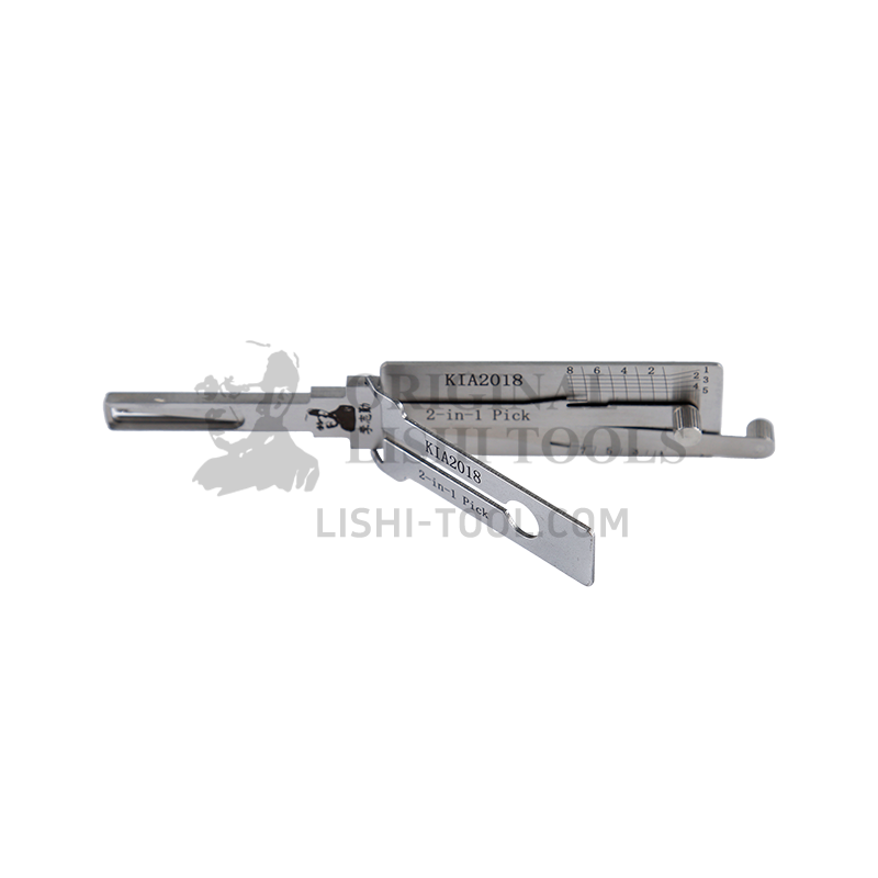 Lishi 2-in-1 (8-CUT) KIA2018 for Kia - Door Lock Pick and Decoder