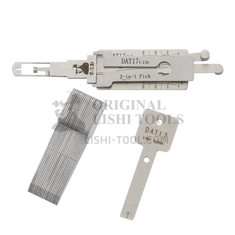 Lishi 2-in-1 (5-CUT) DAT17 for Subaru Forester, Outback, Legacy - Ignition Lock Pick and Decoder