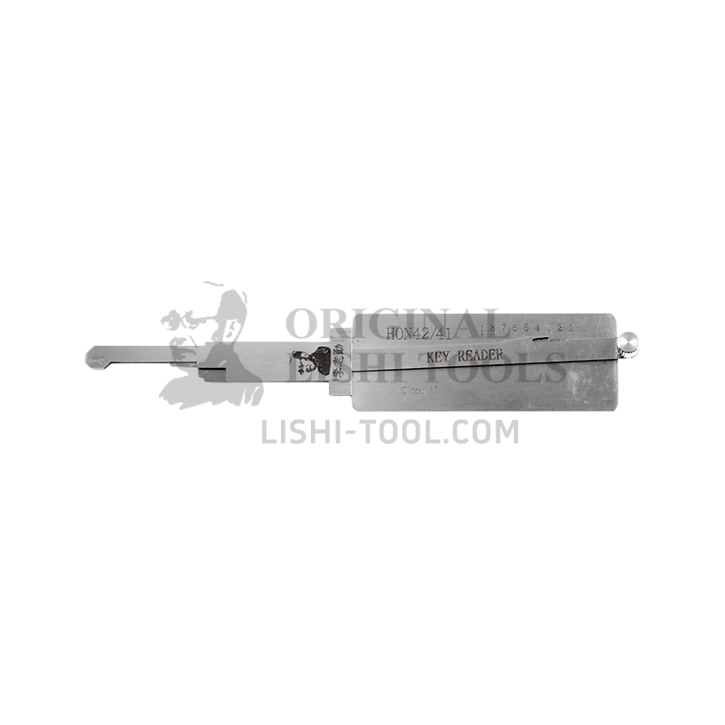 Lishi 2-in-1 (8-CUT) HON42/41 Tool for Honda Motorcycles - Ignition Lock Pick and Decoder
