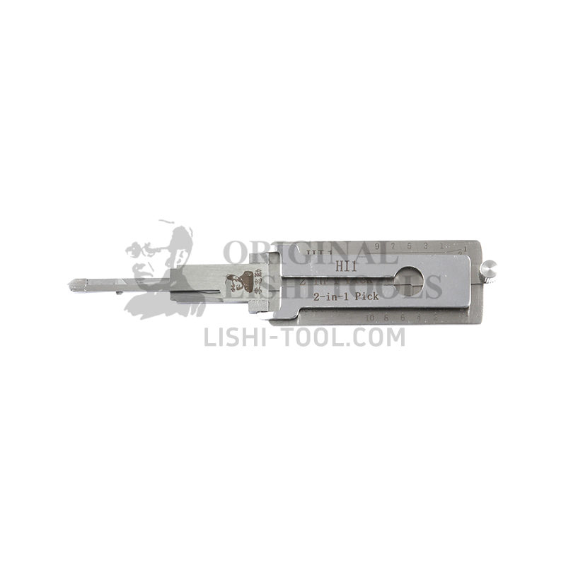 Lishi 2-in-1 (10-CUT) HI1 for Hino Trucks - Ignition Lock Pick and Decoder