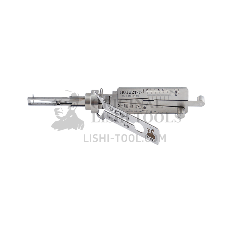 Lishi 2-in-1 (9-CUT) HU162T v.2 for 2015+ Volkswagen, Skoda - Door Lock Pick and Decoder