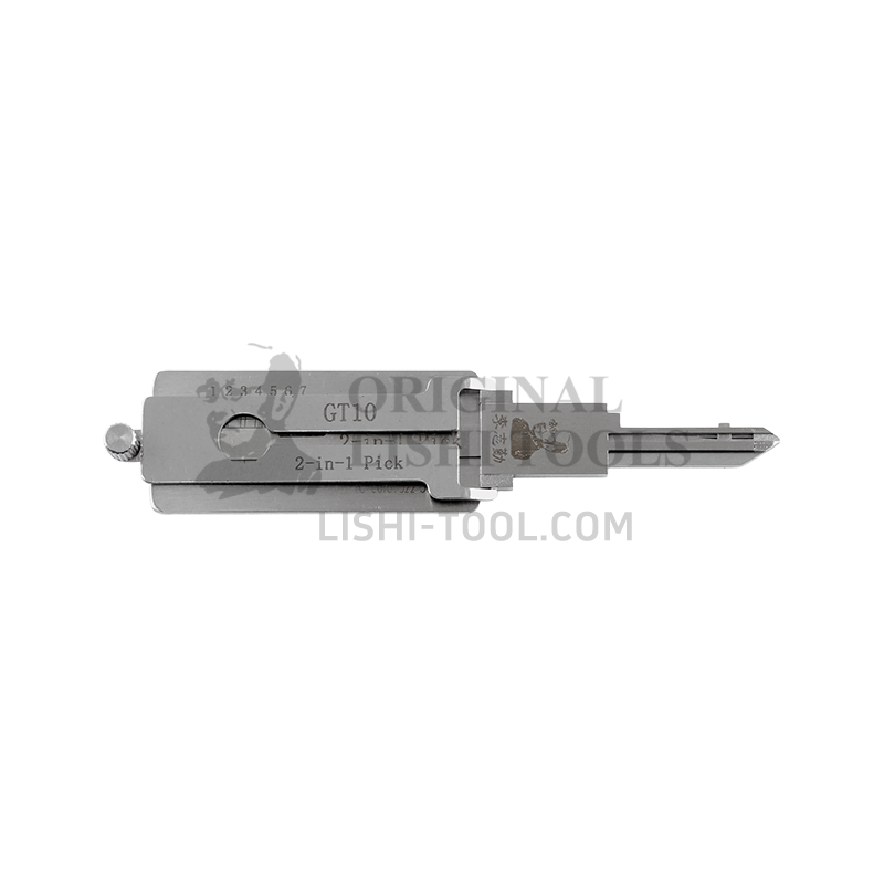 Lishi 2-in-1 (7-CUT) GT10 Tool for Iveco - Lock Pick and Decoder