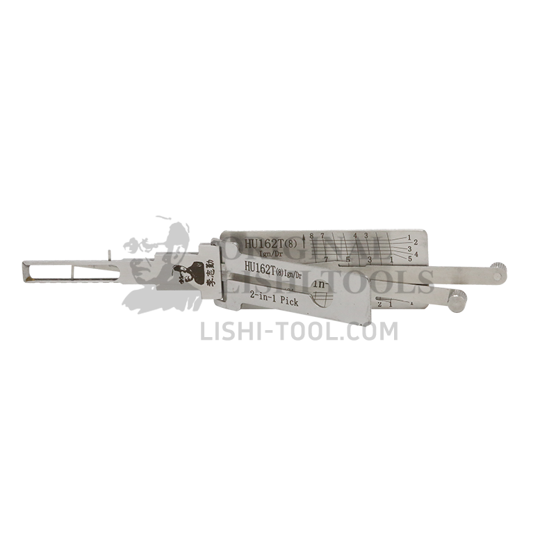 Lishi 2-in-1  (8-CUT)  HU162T for Imported Golf - Ignition and Door Lock Pick and Decoder