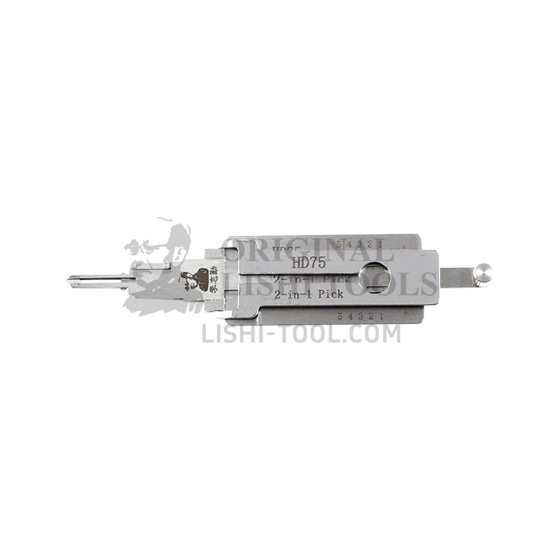 Lishi 2-in-1 HD75 Honda Motorcycle Ignition Lock Decoder & Pick Tool: Efficient Lock Decoding Tool