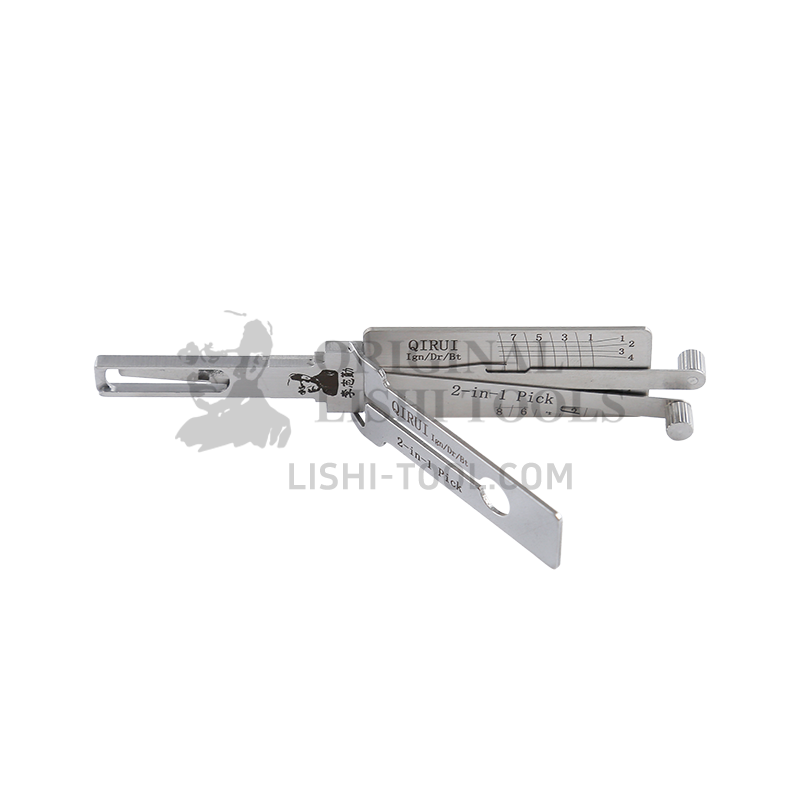 Lishi 2-in-1 (8-CUT) QIRUI for Chery - Door, Ignition, and Trunk Lock Pick and Decoder