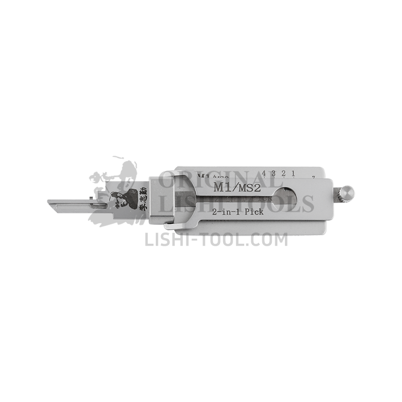 Lishi 2-in-1 M1/MS2 Master Lock Pick Tool