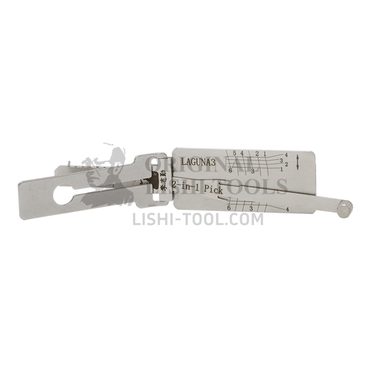 Lishi 2-in-1 (6-CUT) LAGUNA3 for Renault Laguna - Door Lock Pick and Decoder
