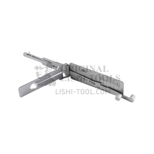 Lishi 2-in-1 H51/FO6 Tool - Lock Pick and Decoder - Door Lock / Sandblasted Edition