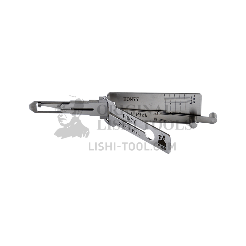 Lishi 2-in-1 (12-CUT) HON77 for Honda CBR650 - Ignition Lock Pick and Decoder