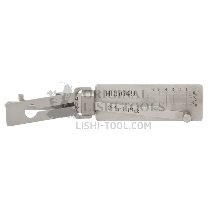 Lishi 2-in-1 HD5649 HD Ball Lock Pick Tool - Efficient and Precise Professional Unlocking Tool