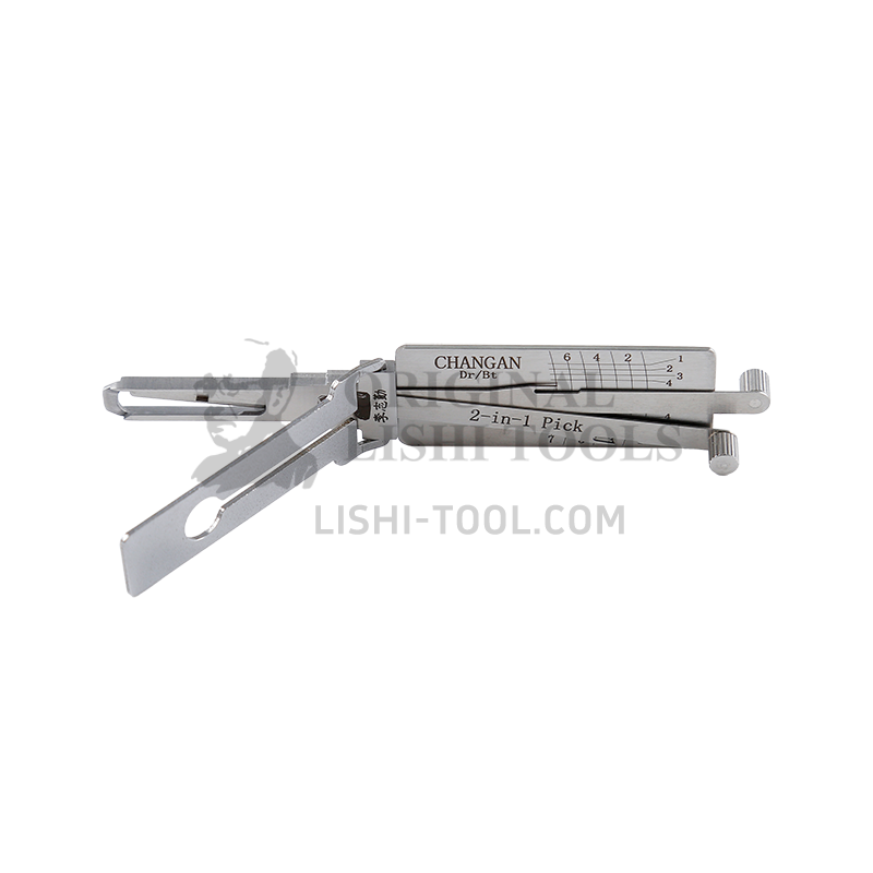 Lishi 2-in-1 (7-CUT) CHANGAN for CS75, CS35, Yidong - Door Lock Pick and Decoder