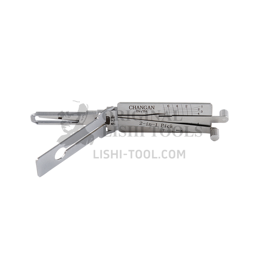 Lishi 2-in-1 (7-CUT) CHANGAN for CS75, CS35, Yidong - Door Lock Pick and Decoder