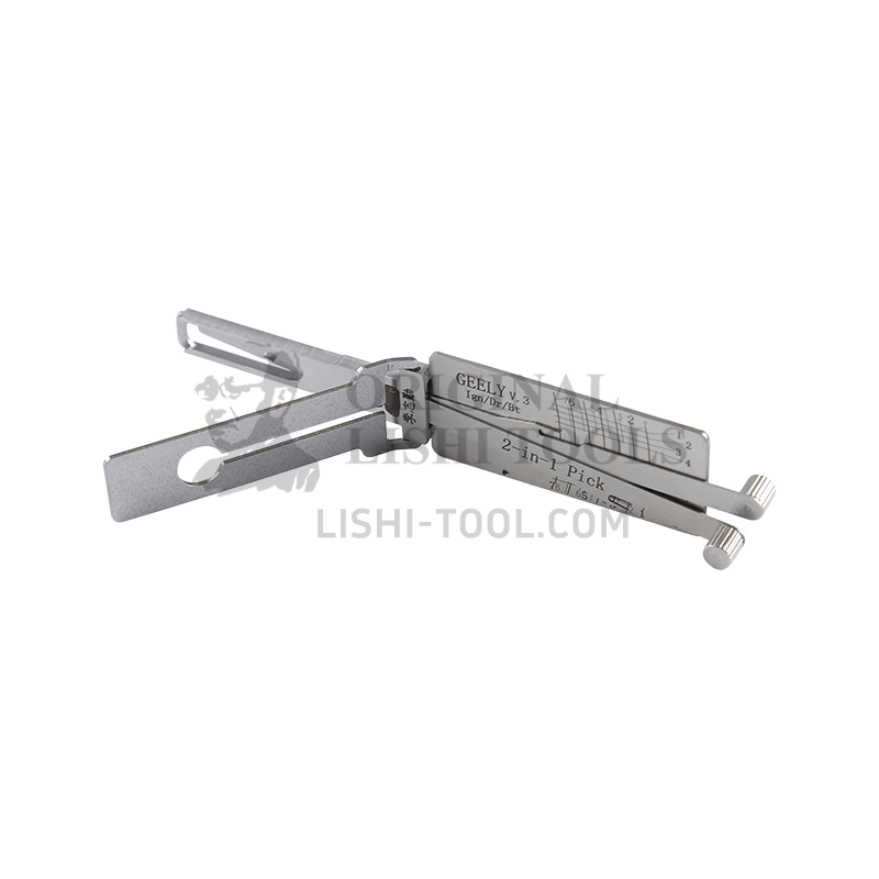 Lishi 2-in-1 (8-CUT) GEELY for Geely 1st Gen, Emgrand EC820 - Ignition, Door, and Trunk Lock Pick and Decoder