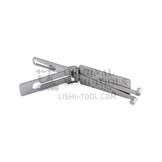 Lishi 2-in-1 (8-CUT) GEELY for Geely 1st Gen, Emgrand EC820 - Ignition, Door, and Trunk Lock Pick and Decoder