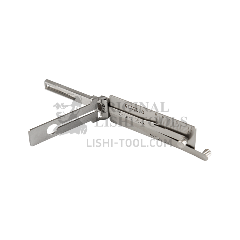 Lishi 2-in-1 (8-CUT) KIA2018 for Kia - Door Lock Pick and Decoder