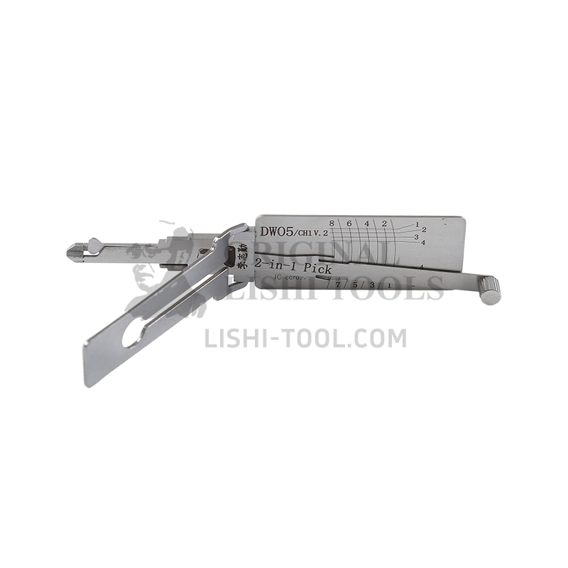 Lishi 2-in-1 CH1v.2 (DW05) Chevrolet Malibu & Captiva Ignition Lock Decoder & Pick Tool: Accurate Lock Decoding