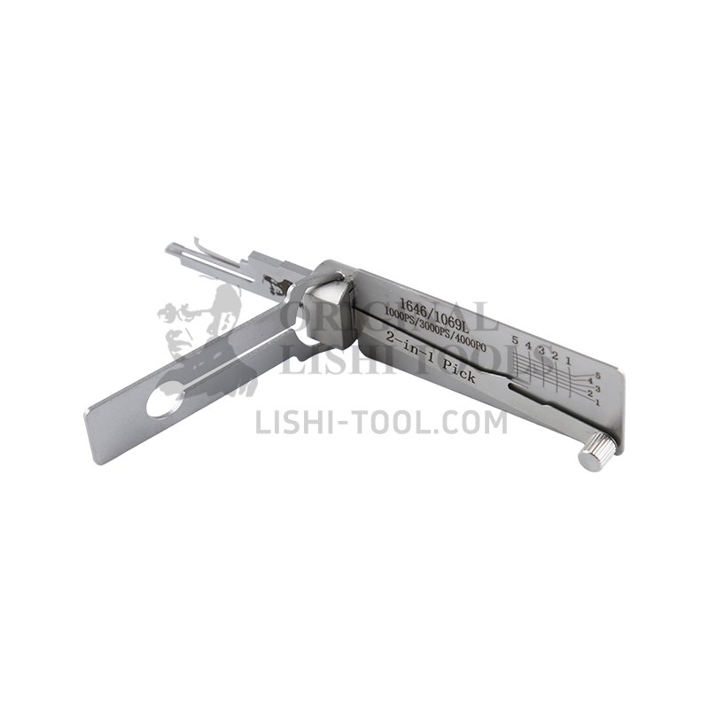 Lishi 1646-Left Slot 2-in-1 Mailbox Lock Pick and Decoder: Efficient Unlocking and Lock Reading Tool