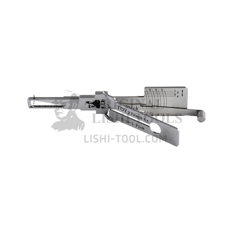 Lishi 2-in-1 (8-CUT) TOY2 Track v.4 for Toyota and Lexus - Lock Pick and Decoder