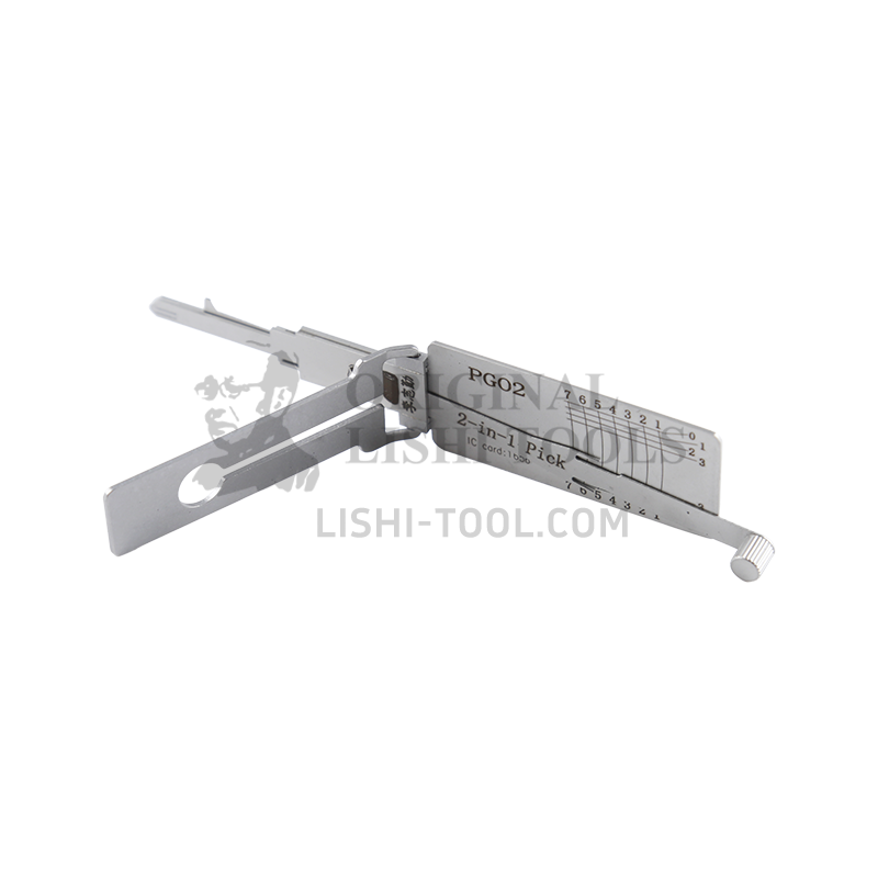 Lishi 2-in-1 PGO2 Tool for Piaggio, Vespa Motorcycles - Lock Pick and Decoder