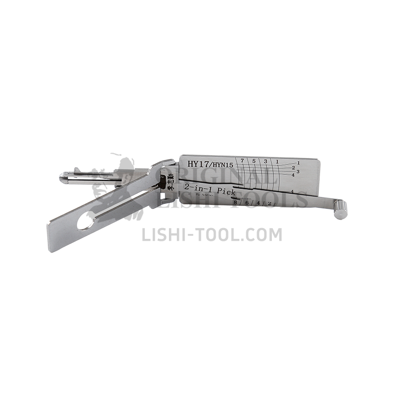 Lishi 2-in-1 (8-CUT) HY17 Tool for Hyundai and Kia - Lock Pick for Door Lock