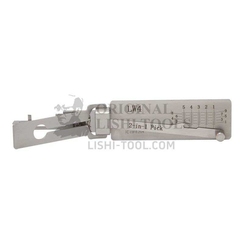 Lishi 2-in-1 LW4 Lockwood Tool - High-Efficiency Unlocking Tool for Professional Locksmiths