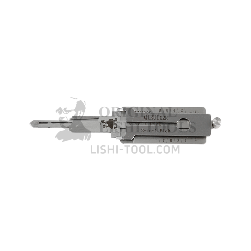 Lishi 2-in-1 (8-CUT) QIRUI02-Left Slot Tool for Chery - Lock Pick and Decoder