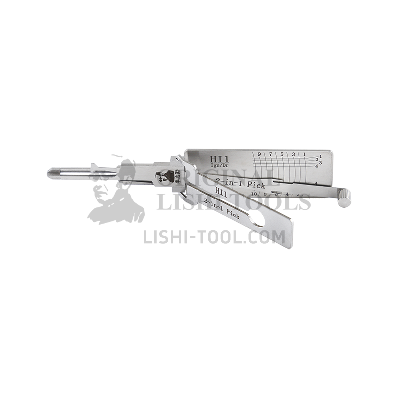 Lishi 2-in-1 (10-CUT) HI1 for Hino Trucks - Ignition Lock Pick and Decoder