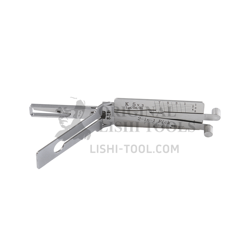 Lishi 2-in-1 (8-CUT) K5 v.3 for Hyundai Yerna and New K5 - Ignition Lock Pick and Decoder