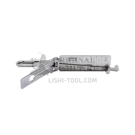 Lishi 2-in-1 (5-CUT) HON66 for Honda and Acura - Ignition, Door, and Trunk Lock Pick and Decoder