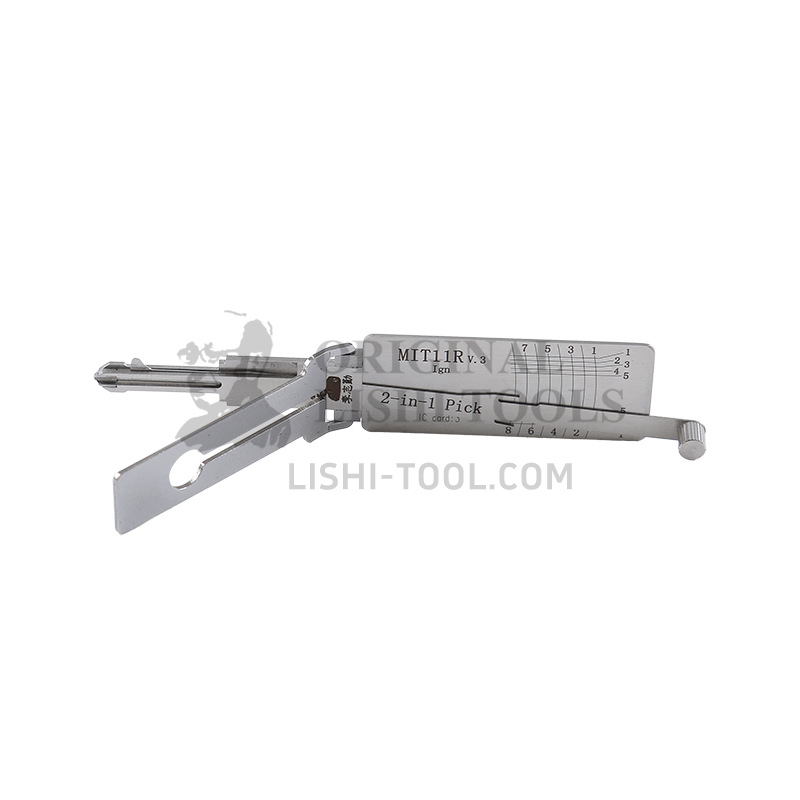 Lishi 2-in-1 (8-CUT) MIT11v3 Tool for Mitsubishi - Lock Pick and Decoder