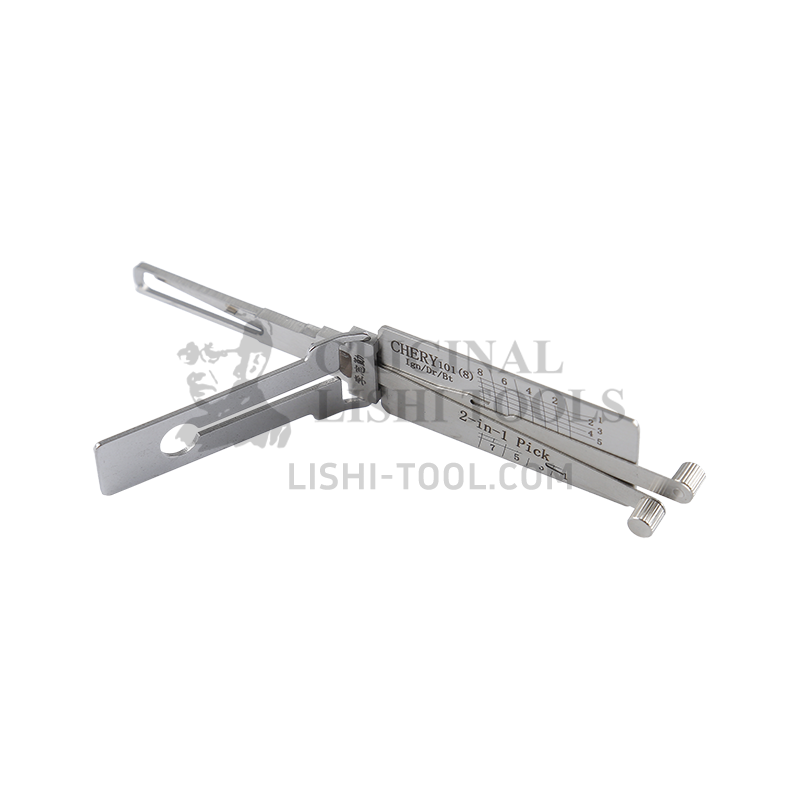 Lishi 2-in-1 (8-CUT) CHERY101 for Chery New Tiggo 5 E5 - Ignition and Door Lock Pick and Decoder